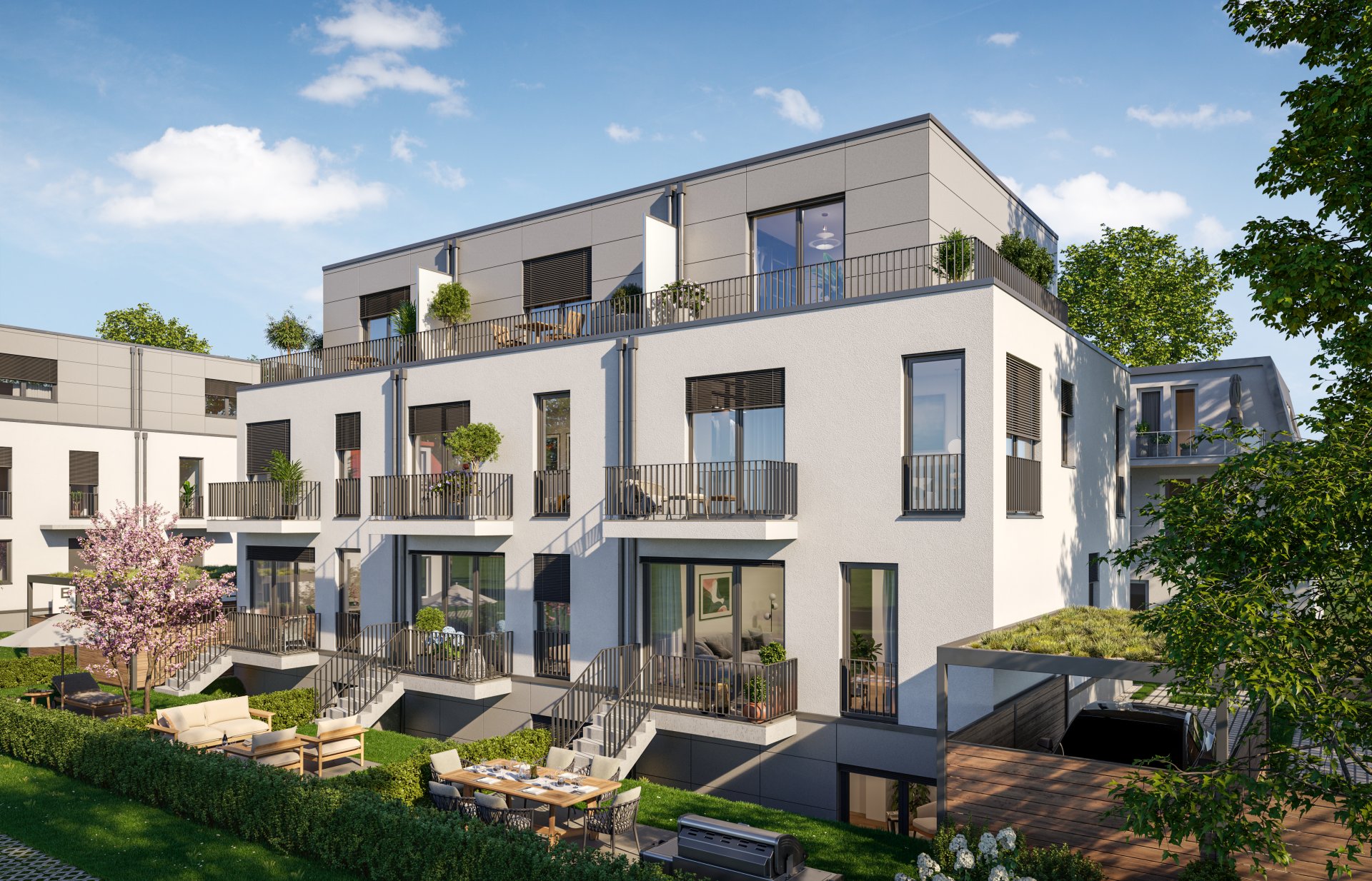 Hochwertiges Neubauprojekt- Doppelhaushälften und Townhouses in Kleinmachnow